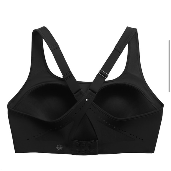 Athleta Phenomena Cross-back Bra Black 38DD (E) NWT - Picture 6 of 9